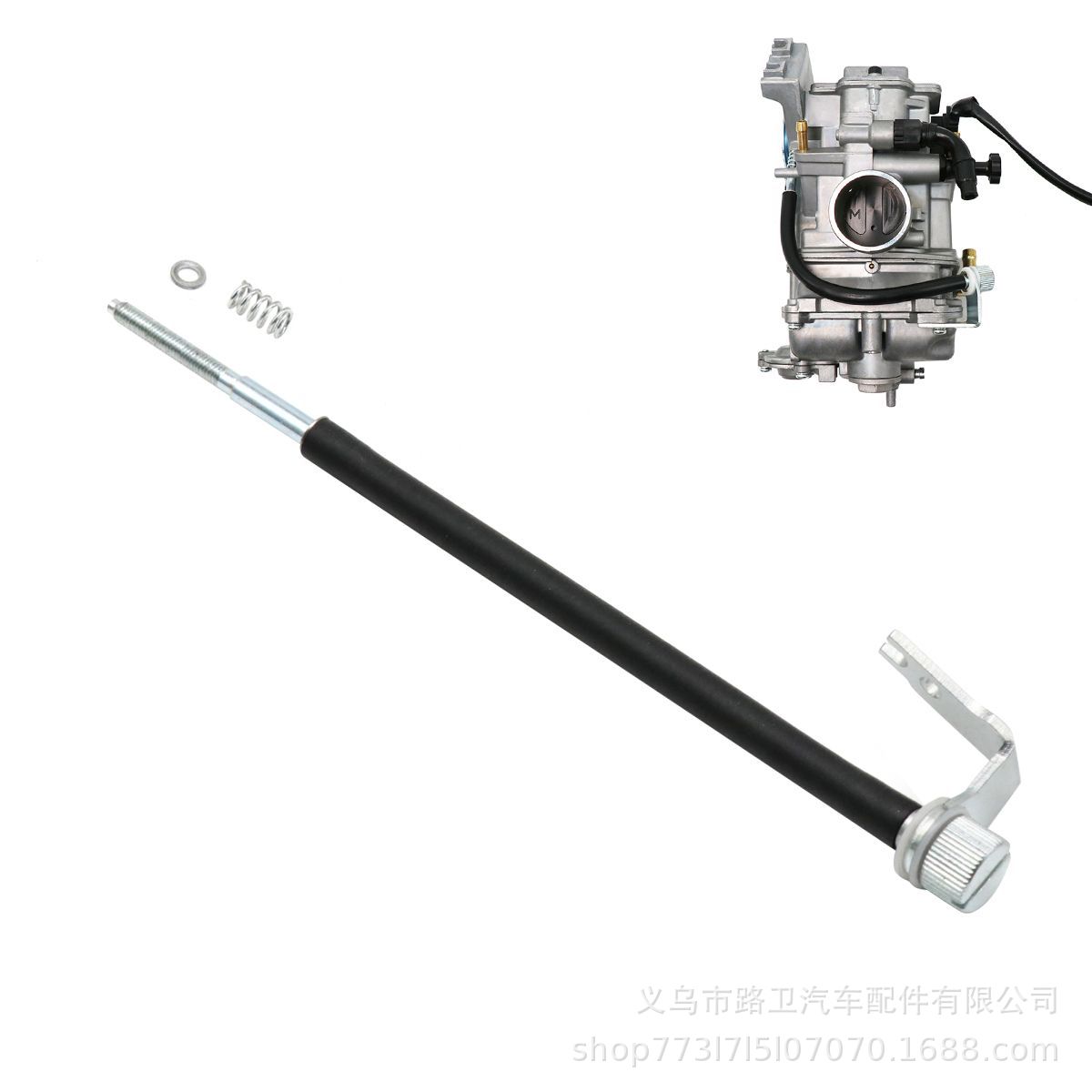 摩托车化油器KEIHIN FCR MX怠速调节器支架旋钮螺钉电缆线021-745