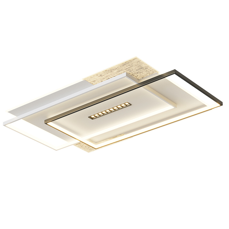 Lámpara de techo de sala de estar de espectro completo, simple y moderna, nueva lámpara de sala de protección ocular LED inteligente atmosférica de alta gama 440L