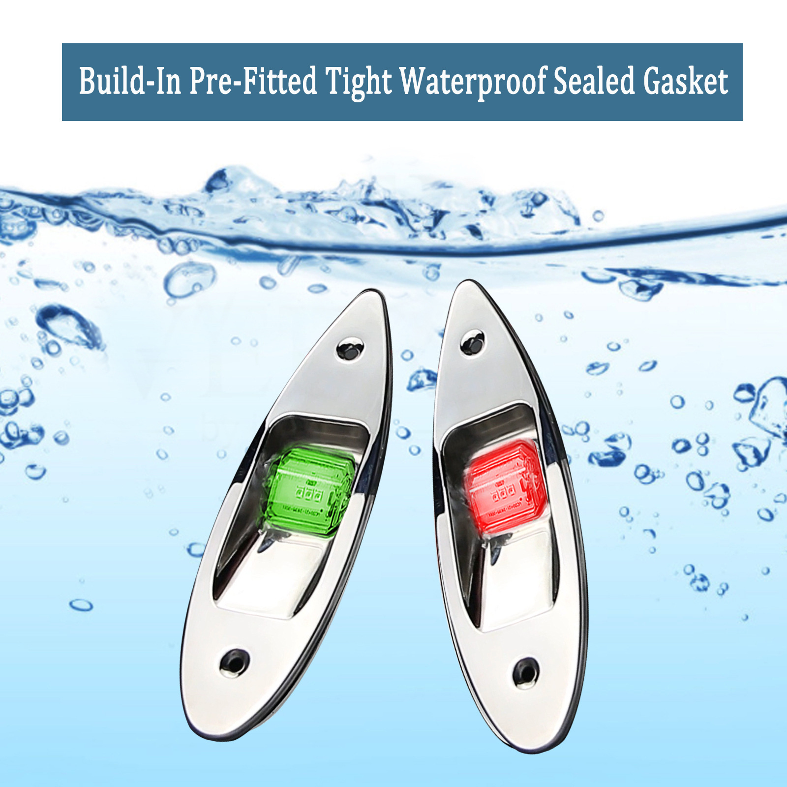 LED Yacht Light, Stainless Steel Navigation Light