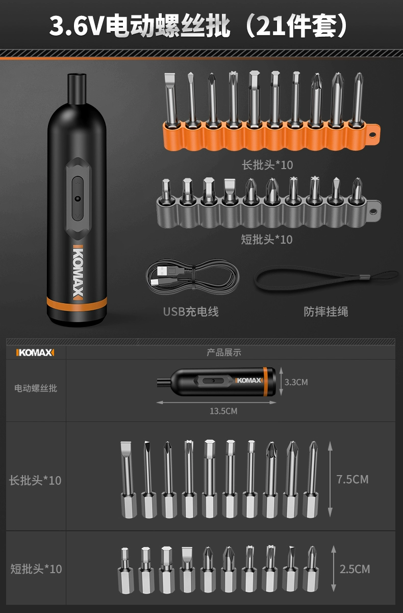 Screwdriver, tools set