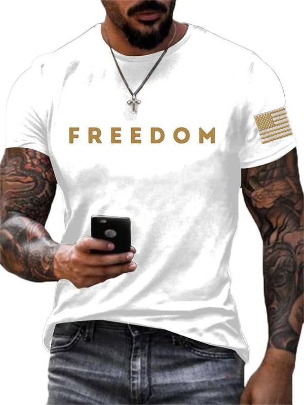 国境を越えた貿易 3D デジタルプリント Tシャツ模造絞り染めニュートラル迷彩メンズラウンドネックカジュアル半袖シャツ|undefined