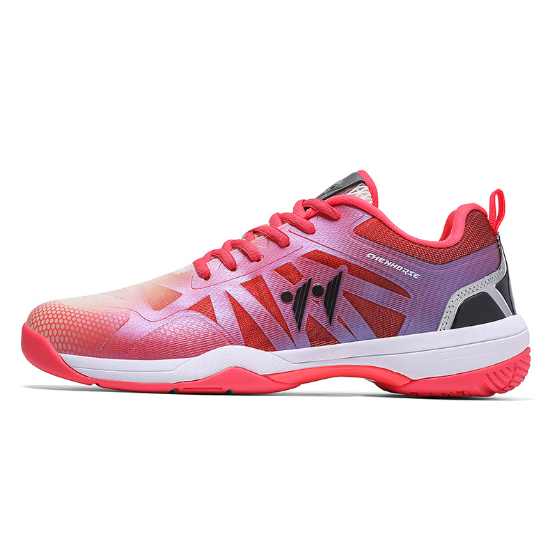 Nuevos zapatos de bádminton transfronterizos para estudiantes de secundaria, cómodos amortiguadores de rebote, zapatos deportivos ligeros transpirables al por mayor