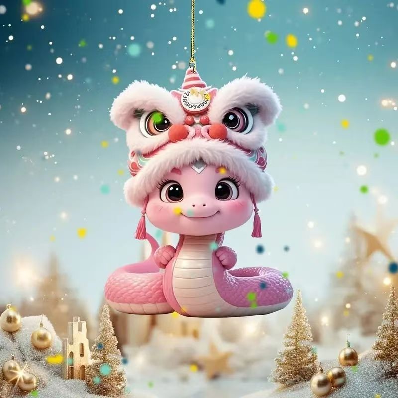 2025 슈퍼 귀여운 뱀 펜던트 [개별 포장]