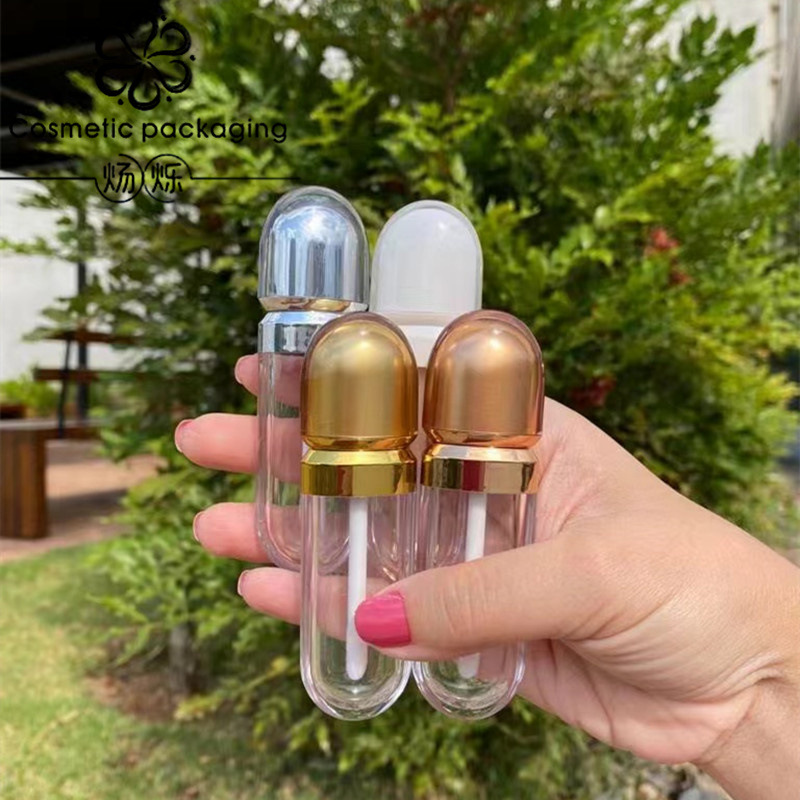 现货KK同款内喷镀盖唇彩管唇釉管空管厂家批发唇彩管8ml化妆品包