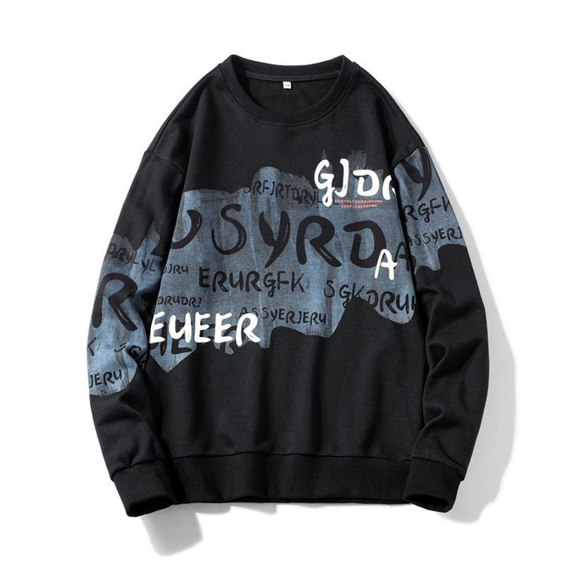 Co-Branded NASA Свитер Мужской трансграничный весенний модный брендовый пуловер Свитер с круглым вырезом и принтом Универсальная приталенная куртка Пальто Модное