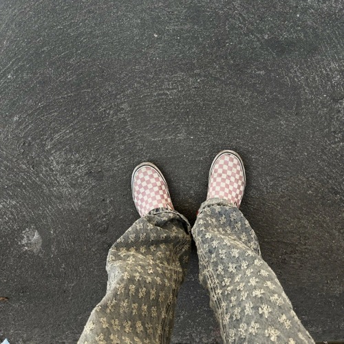 Urban streetwear hip-hop pants trendy brand cool and stylish men's brocade full print jeans slimming tapered straight-leg pants