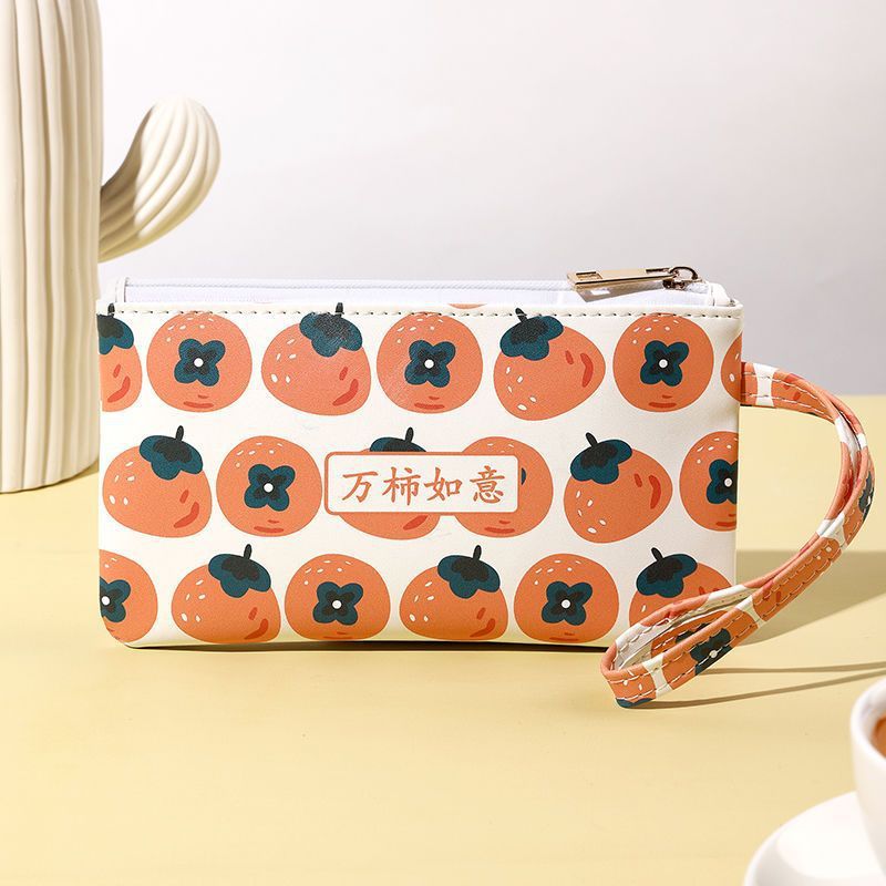 Wanshi Ruyi 小銭入れニッチインスタイル携帯電話口紅化粧品収納袋プリントコインバッグポータブル|undefined
