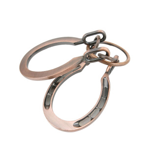 Moxu puzzle zinc alloy intelligence puzzle series educational toys Golden silkworm Shell toys horseshoe lock