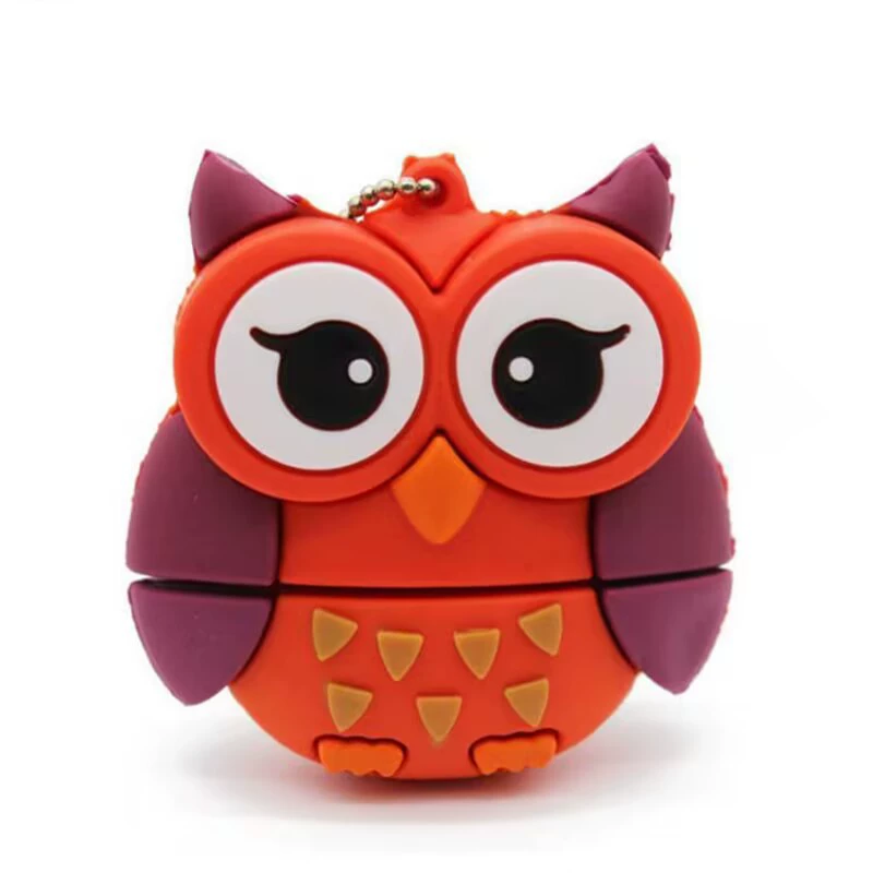 USB флеш-накопитель Hello Kitty, силикон/ПВХ брелок, ёмкости 1 ГБ–1 ТБ