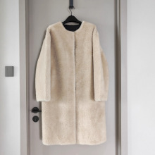 2025冬新款100羊毛皮草大衣女长毛外套显瘦仿水貂大码毛毛衣