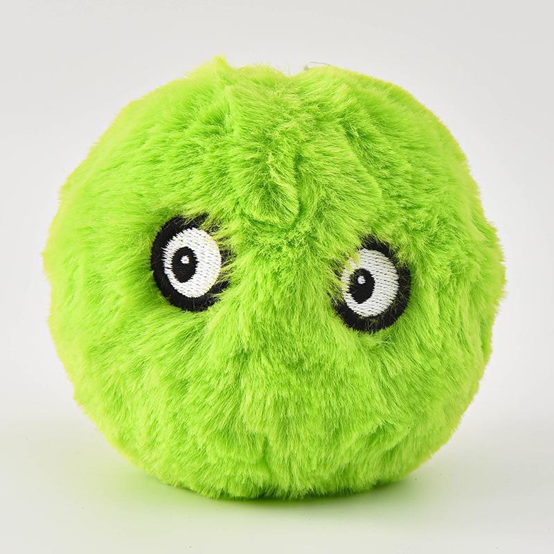 공 봉제 장난감 녹색
