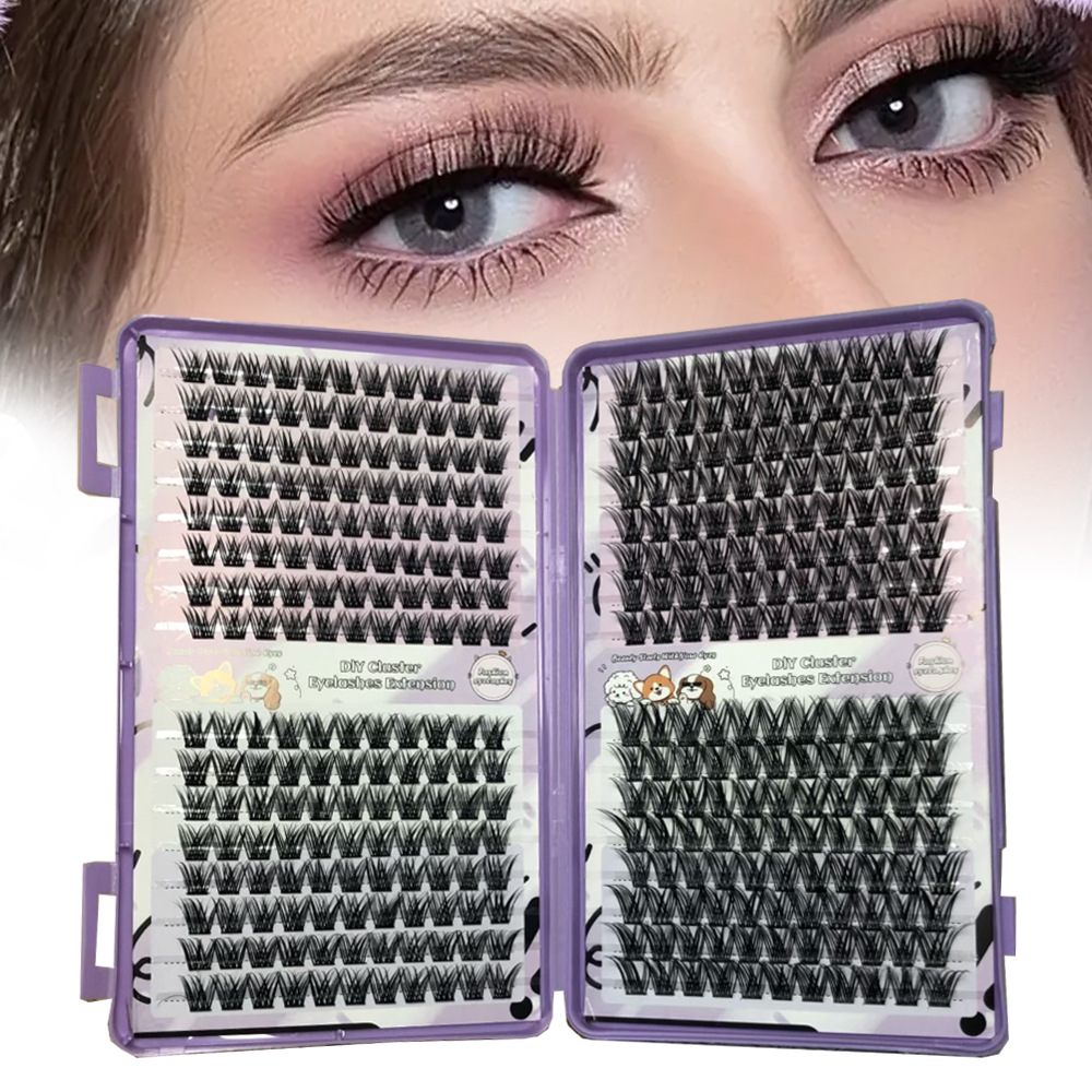 Comercio exterior pestañas colección densa 30D40D50D gran capacidad serie FD cabello gripe europea y americana un solo rango de cabello