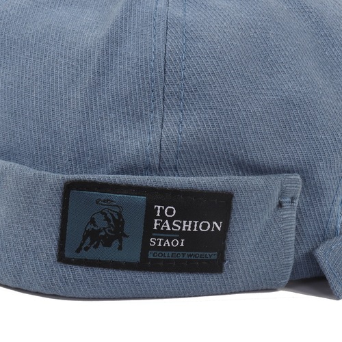 Cross-border Western and Eastern lovers fashion adjustable bullhide braided landlady hat street fashion men and women melon seed hat coolie hat