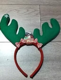 クリスマスフォレストスタイルの女性用鹿の角ヘッドバンド、サンタクロースのヘアピン、ヘッドバンド、ホリデードレスアップギフト、ヘッドバンド、ヘアアクセサリー、ヘッドバンド|undefined