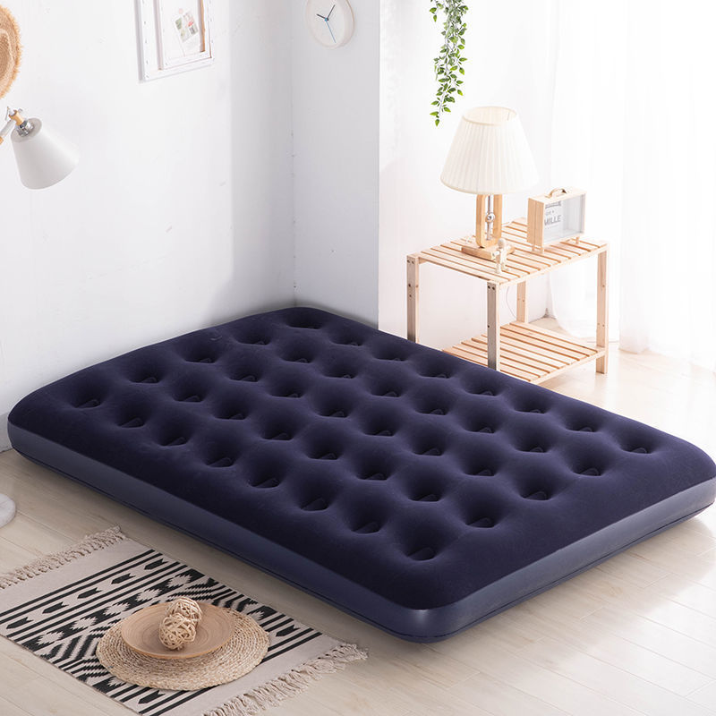 Cama infláble, cama plegable para una persona, cama de aire, cama de aire portátil para dos personas, sofá infláble al aire libre