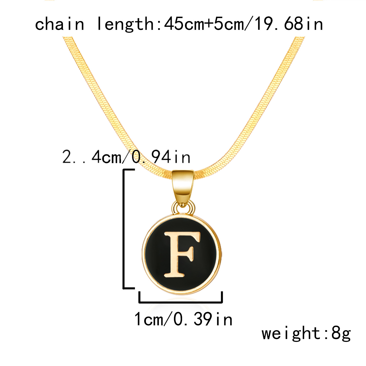 Simple Style Letter Alloy Copper Plating Women's Pendant Necklace display picture 1