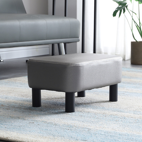 Solid wood footstool, creative small stool, household bench, simple foot pedal, living room sofa stool, doorway shoe changing stool, round stool
