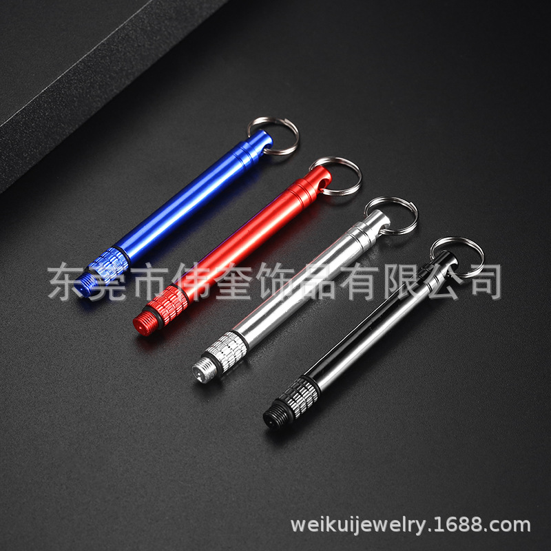 Aleación de titanio integrado palillo anti-cuerpo desmontaje expreso herramienta telescópica anti-enchufe herramienta acampar al aire libre herramienta esencial