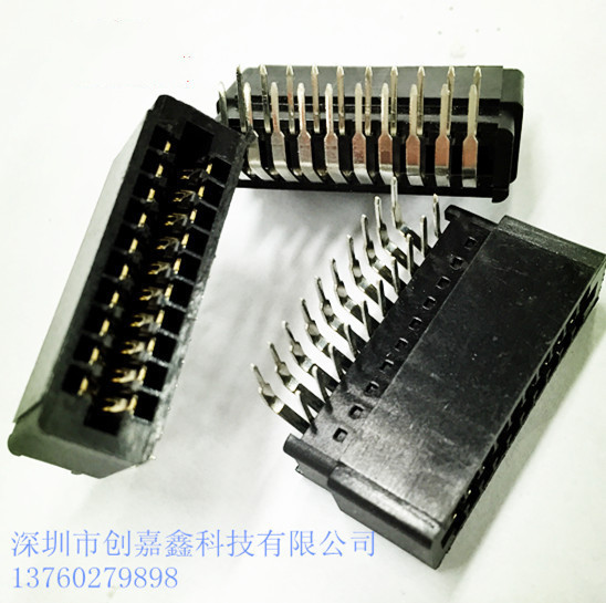 ����ָ SLOT ����PCB�۲��� 20P ���ʽ ���2.54MM �޶�