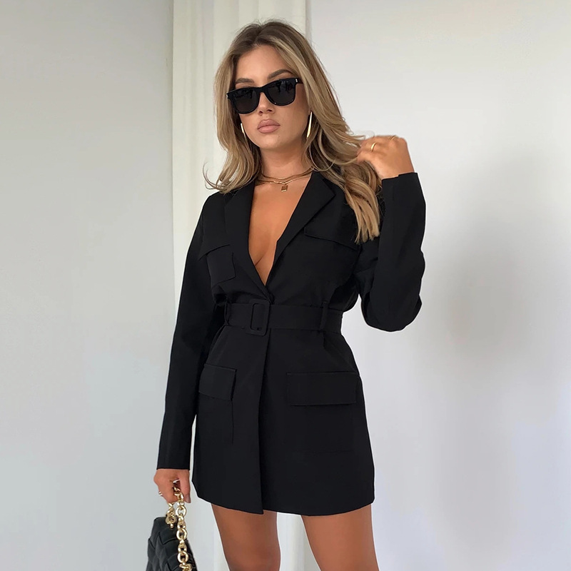 Lapel Long Sleeve Plus Size Fashion Jacket Image 6