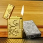 充气明火龙凤呈祥dk802打火机