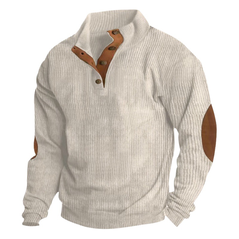 2024 transfronteriza Venta caliente primavera y otoño tamaño europeo hombres 5XL casual stand collar manga larga PANA suéter en stock