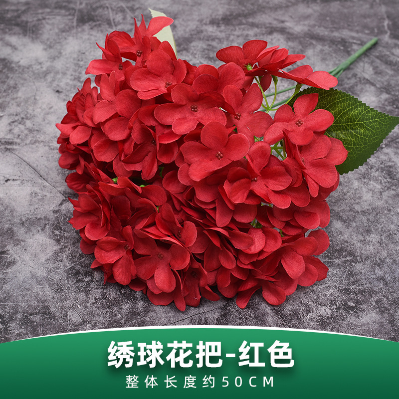 Flores falsas, flores falsas, hortensias, flores de seda, props de boda, flores al por mayor, bodas blancas, sensación alta, hortensias rosa