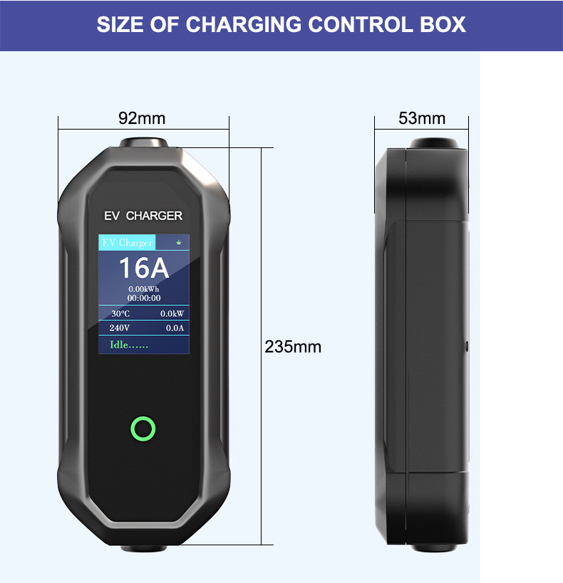 American Standard Charging Pile 3.84Kwtype1 New Energy Vehicle Portable Charging Gun 16A Fast Charging