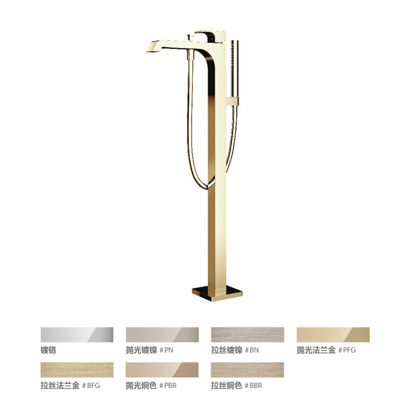 TOTO Water Nozzle, Shower / Copper Alloy Vertical Single Handle DouBle Control BathtuB Spout TBG08306B