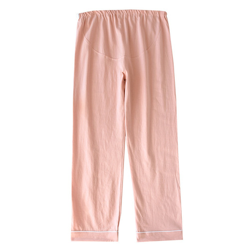 Spring and Autumn New Pure Cotton Pregnant Women's Pants, Long Pants, Summer Thin Style, Pre-pregnancy and Post-pregnancy Pants, Loose and Adjustable Home Pants