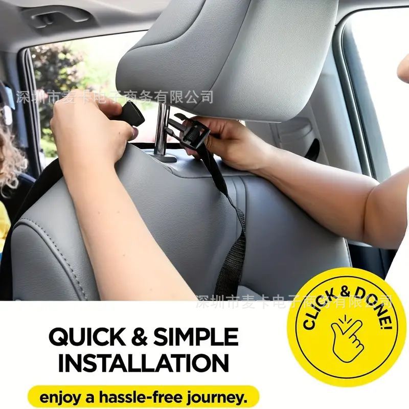 Backseat Car Seat Anti-Dirt Protective Mat, Universal Rear Seat Backrest Waterproof Hanging Bag, Anti-Dirt Mat, Car Anti-Kick Pad