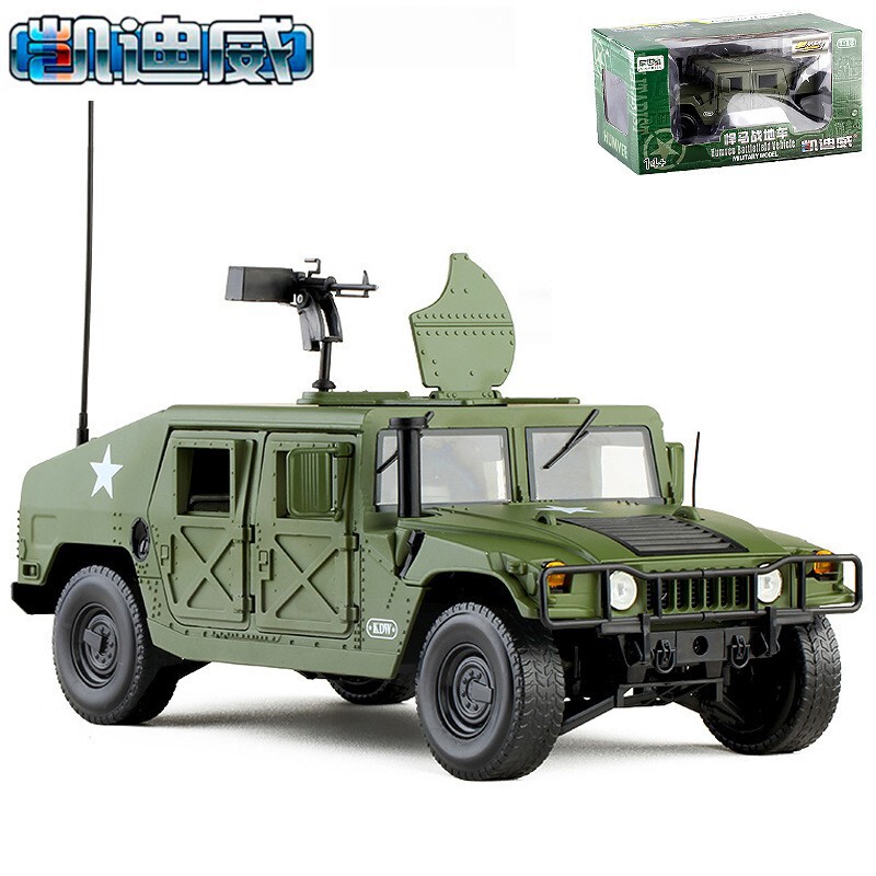 Kaidiwei militarist Hummer H1 military vehicle model 1:18 Hummer Hummer field vehicle alloy car model Kaidiwei militarist Hummer H1 military vehicle model 1:18 Hummer Hummer field vehicle alloy car model