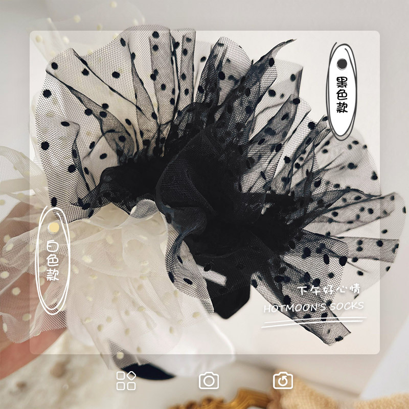 Niños lindo Lolita encaje arco pila calcetines hotmoon malla estrellado encaje bebé calcetines de algodón