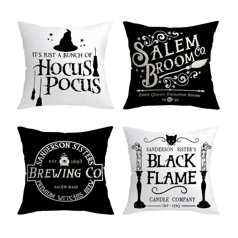 Pillow, atmospheric pillowcase, sofa, USA, halloween