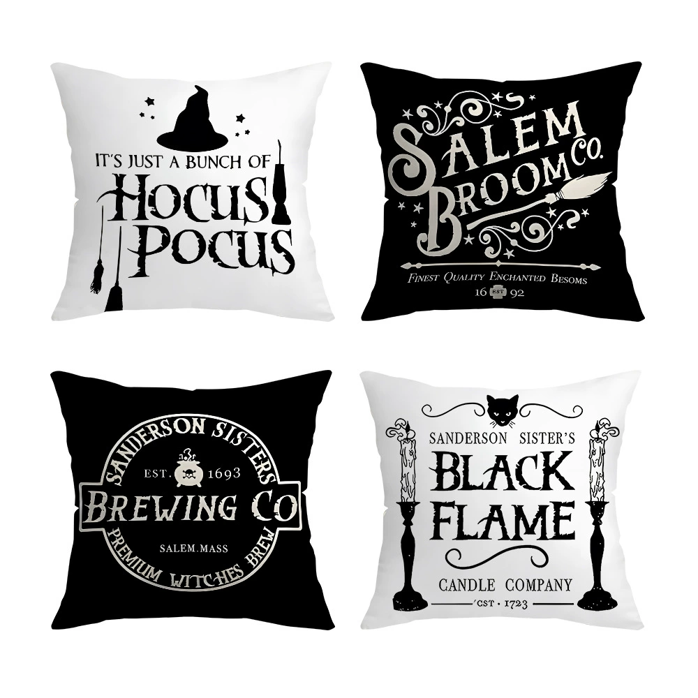 Pillow, atmospheric pillowcase, sofa, USA, halloween