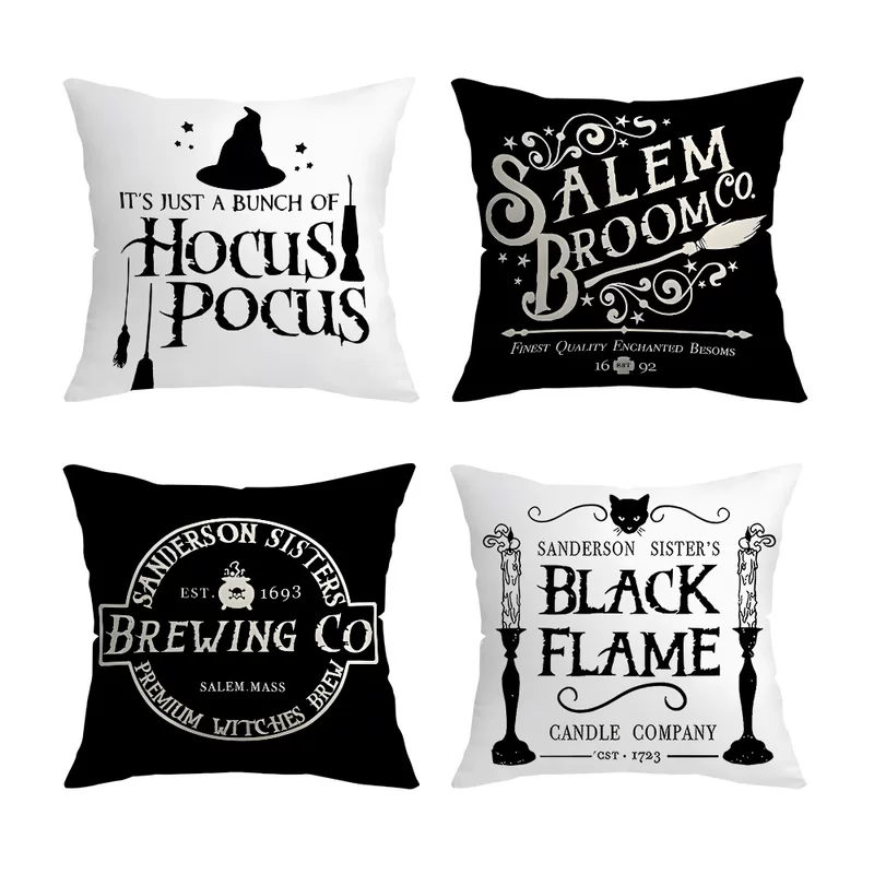 Pillow, atmospheric pillowcase, sofa, USA, halloween