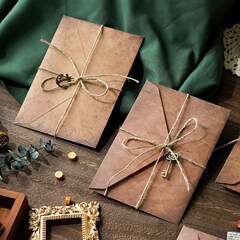 レトロ牛革レター封筒セットかわいいクリエイティブins文芸シンプル手書きラブレターロマンチック高級レター