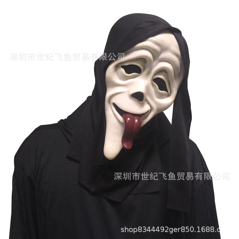 Halloween Charlie horror máscara partido casa embrujada truco atmósfera de miedo apoyos sangrienta Zombie cara llena sombrerería