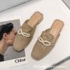 Slide for leisure, fashionable slippers, universal footwear, loose fit, internet celebrity