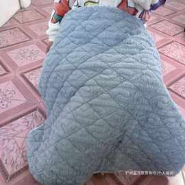小盖毯老人超厚膝盖小毛毯婴儿冬天盖腿毯子加厚夹棉学生上班族