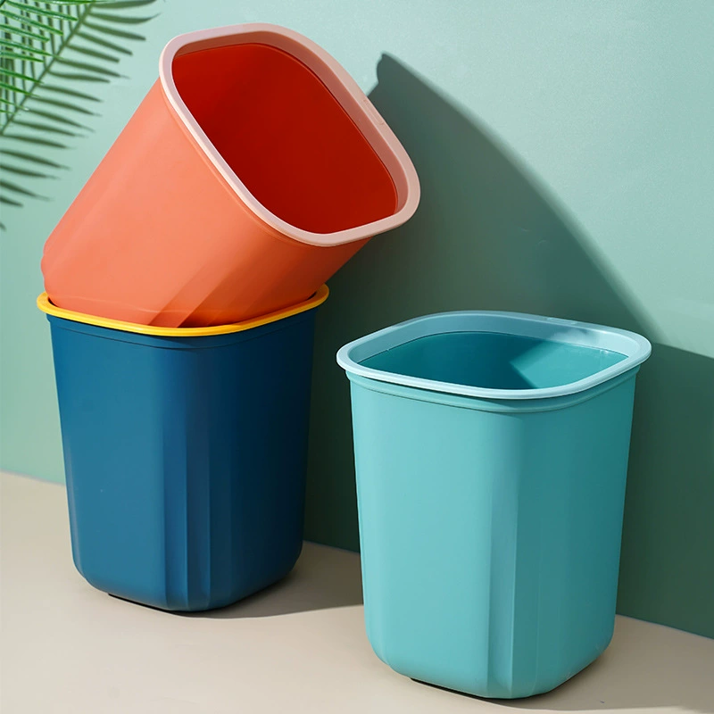 Creative capacious garbage can for living room