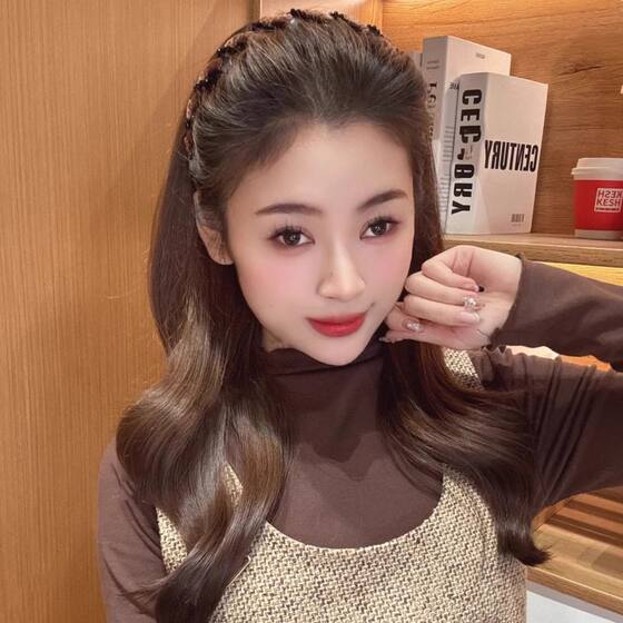 New Flash Diamond 2024 Wave Toothed Broken Hair Finishing Headband Women's High Cranial Top Elegant All-match Hair Clamp Headband Women