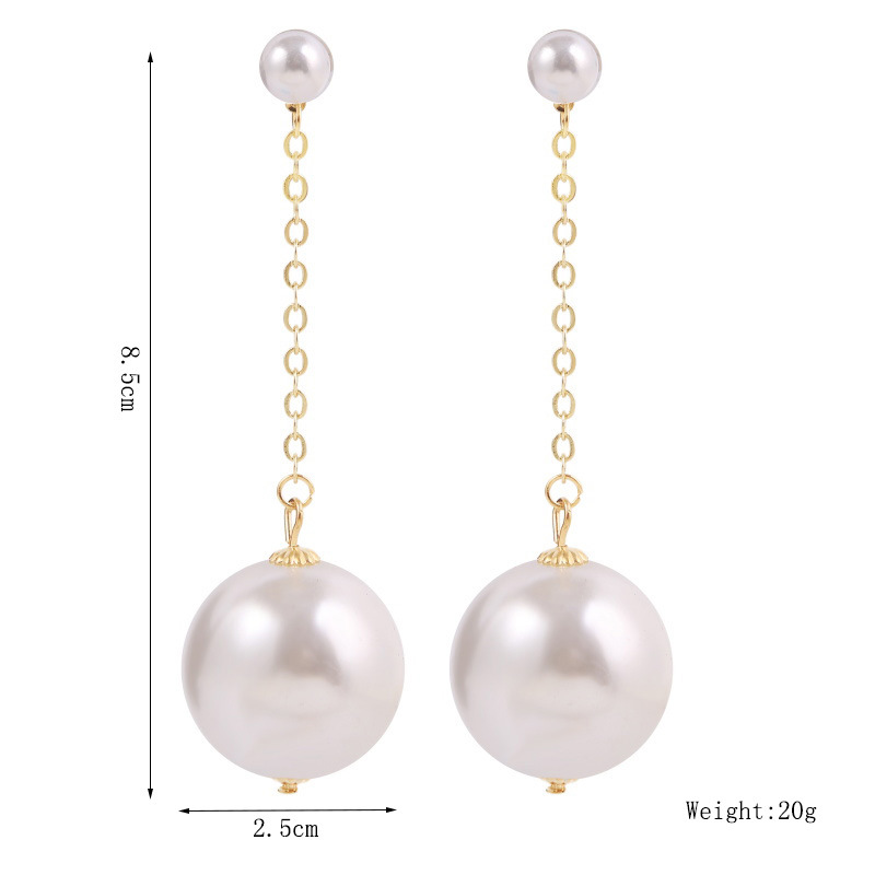 fashion long pearl earrings wholesale