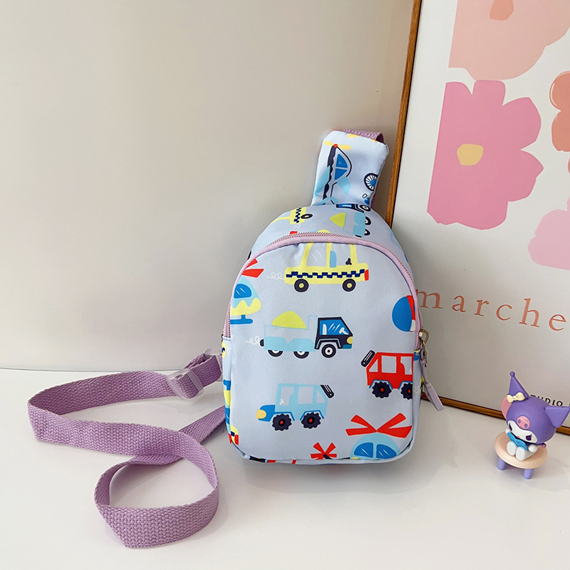 Bolsos de pecho para niños 2025 nuevos dibujos animados lindos bebés de estilo extranjero mochila casual bolsa de cambio accesorios
