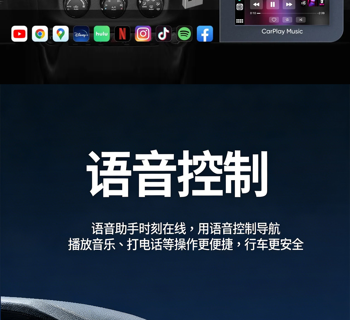 Cross-Border Smart Wireless Carplay Box Car Screen Projection Converter 2-in-1 Android Autocarplay Box