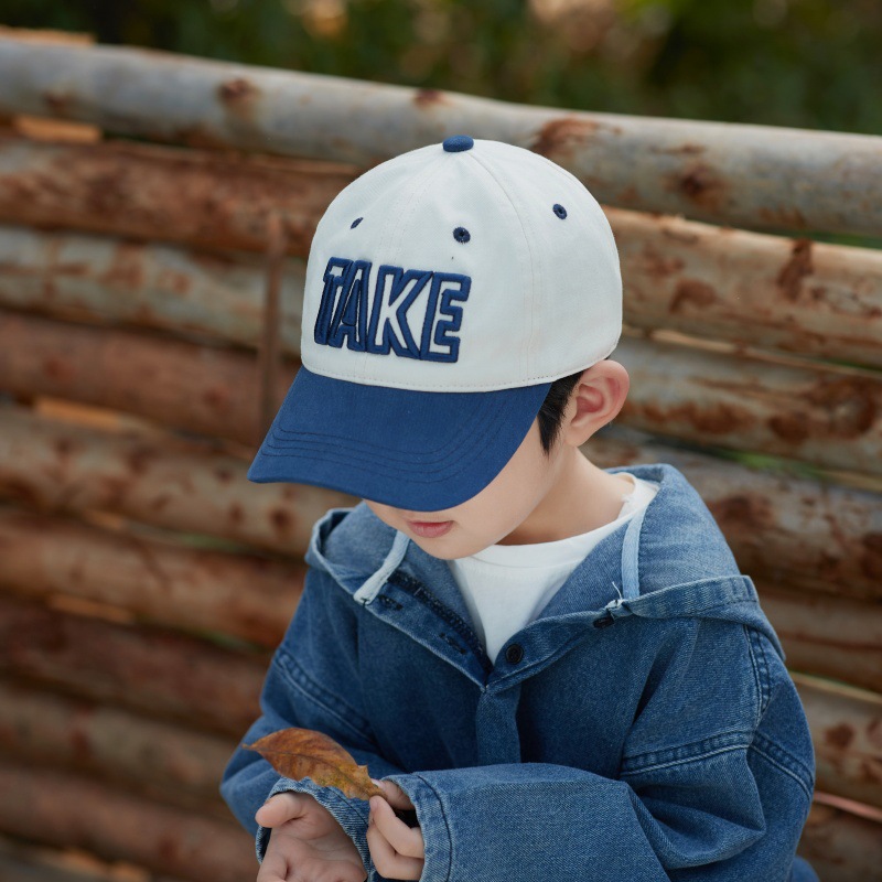 Kids Casual Sun Hat UPF 50+ Children's Summer Thin Breathable Mesh Baseball Cap, Unisex Baby Korean Style Letter Sun Protection Cap_voghion.com