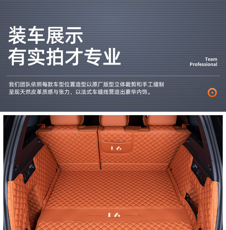 Specially Used for Ideal L6 Trunk Mat Full Surround Supplies 2024 New Special Trunk Mat Modified Car List