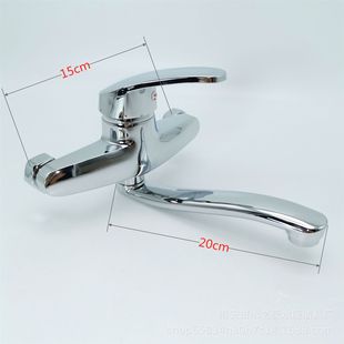 Foreign Trade Qiao Ding In-Wall 360-Degree Rotating Kitchen Faucet 150 Hole Spacing Kitchen In-Wall Faucet Factory Direct Sale