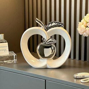 Sensual Apple Ornaments, Niche Living Room Decorations, Light Luxury Home Entrance, Tv Wine Cabinet, Housewarming Gifts