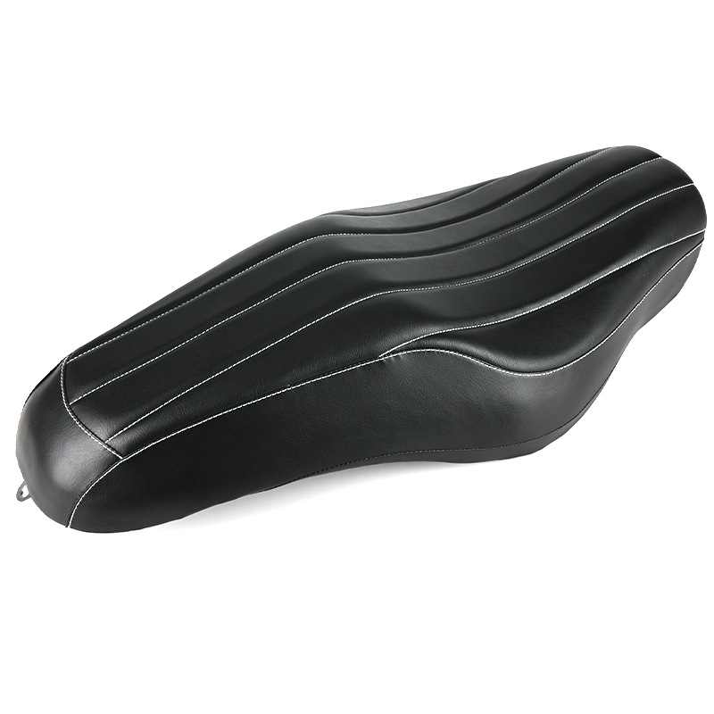 Suitable for Harley 883N 1200 X48 Modified One-Piece Seat Cushion 04-22 Front and Rear Integrated Thickeneded Double Seat